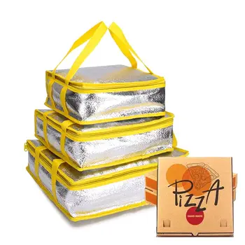 Новая Складная Изолирующая Сумка для доставки пиццы, переносная термосумка для льда и продуктов для пикника, термосумка для доставки еды и напитков, изолированная сумка для переноски