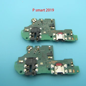 Новый оригинальный порт зарядного устройства Micro USB, разъем для док-станции, гибкий кабель для Huawei P Smart Plus 2019, запчасти для ремонта платы USB