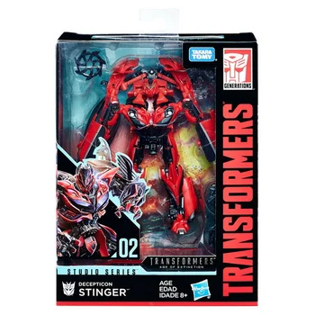 Оригинальная версия фильма Takara Tomy Hasbro Transformers Studio Series 02 Stinger, официальная версия спортивной машины для мальчиков, модели игрушек ручной работы