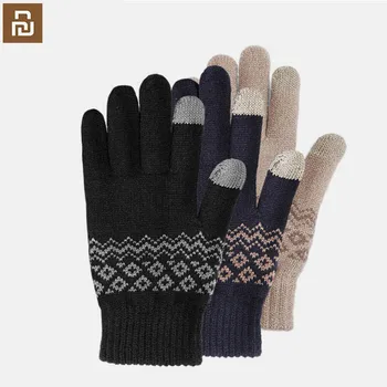 Перчатки с сенсорным экраном для мобильных телефонов Xiaomi Mijia, теплые перчатки, умные перчатки для экрана, теплые зимние товары, для мужчин и женщин