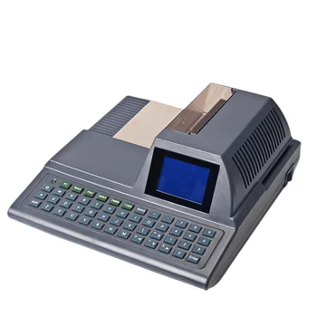 Печатающая машинка на английском фирменном бланке Интеллектуальный автоматический принтер для печати чеков с полной клавиатурой, устройство для записи чеков, устройство для записи чеков