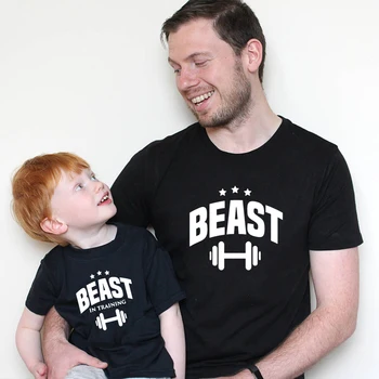Подходящая футболка для папы и ребенка 