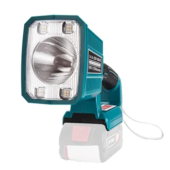 Портативная светодиодная лампа Рабочий фонарь для Bosch с литий-ионным аккумулятором 18 В Фонарик со светодиодной подсветкой Наружное освещение (без аккумулятора)