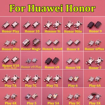 Разъем Micro usb для зарядки Huawei Honor 7 8 10 V10 V9 9i 8 9 Lite 6 plus magic note8 Play 5 6 6A 6X 5C 5A 5X 7A 7C 7X