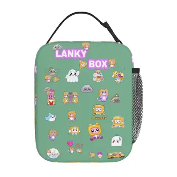 Симпатичная Изолированная сумка для ланча Lankybox Аксессуары для мужчин И Женщин Коробка для еды для пикника Портативный Термоохладитель Rocky Foxy Bento Box