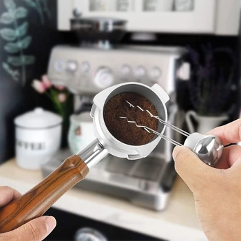 Стакан-распределитель кофейных игл, мешалка и 54-миллиметровое дозирующее кольцо, мешалка для порошка эспрессо, распределитель, выравниватель, простой в использовании