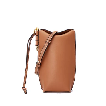 Сумка-ведро из натуральной кожи, сумки для мобильных телефонов, новая сумка, мини-кожаные сумки в стиле ретро, женская сумка через плечо Buyuwant GN-SB-fgmnxb