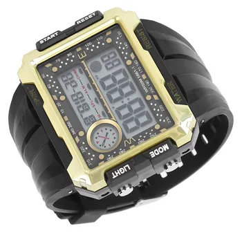 Электронные наручные часы, водонепроницаемые цифровые мужские часы для повседневного использования